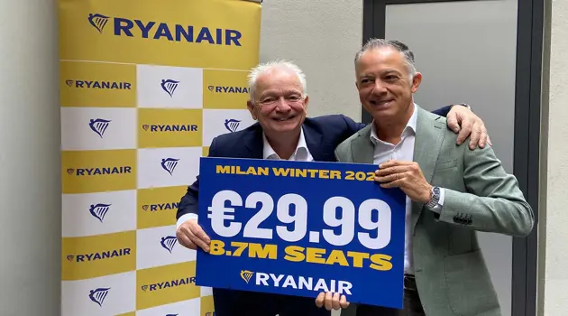 Ryanair da Milan Bergamo: nuove rotte per Liverpool, Paphos, Rabat e Reggio Calabria