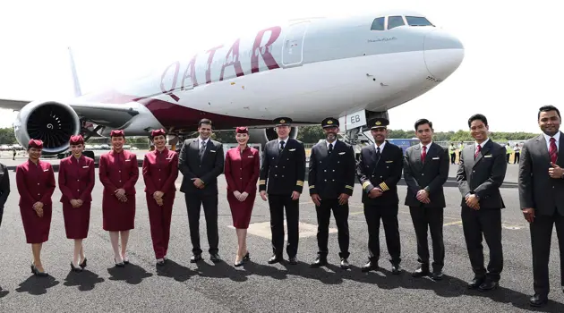 Qatar Airways al Farnborough Airshow
