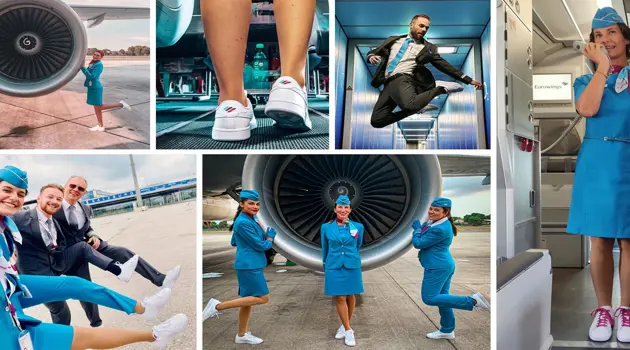 Eurowings "compagnia aerea sneaker"