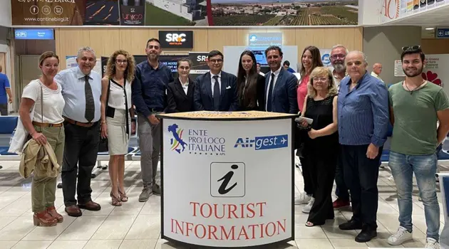 Info-point turistico all'aeroporto di Trapani