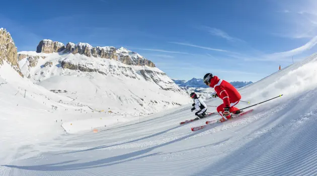 I paesaggi innevati di Arabba (Belluno)