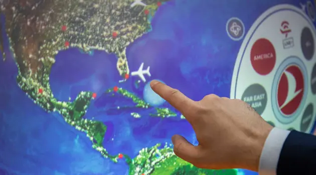 Turkish Airlines presenta il Flight Tracker Digital Globe