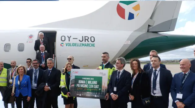 DAT A/S inaugura i nuovi collegamenti da Ancona per Roma e Milano