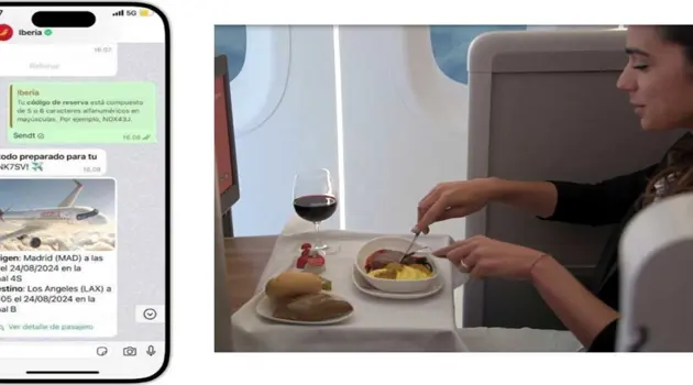 Carte d'imbarco via WhatsApp con Iberia