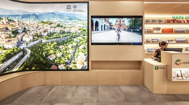 Decolla dall'aeroporto di Milano Bergamo il primo Info Point Gate lombardo