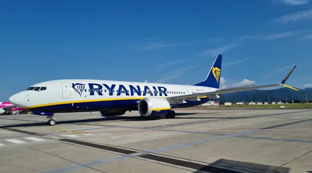 Aeroporto di Milano Bergamo: primo movimento B737-8200 Ryanair