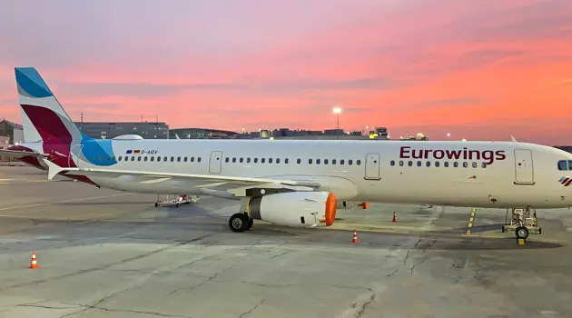 Gli aerei Airbus A321 "Mallorca-Airbus" di Eurowings