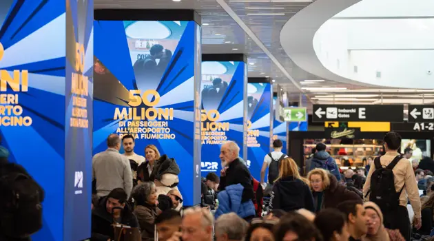 Superati i 50 milioni di passeggeri a Fiumicino