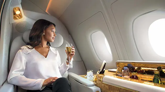 I migliori champagne a bordo in esclusiva con Emirates