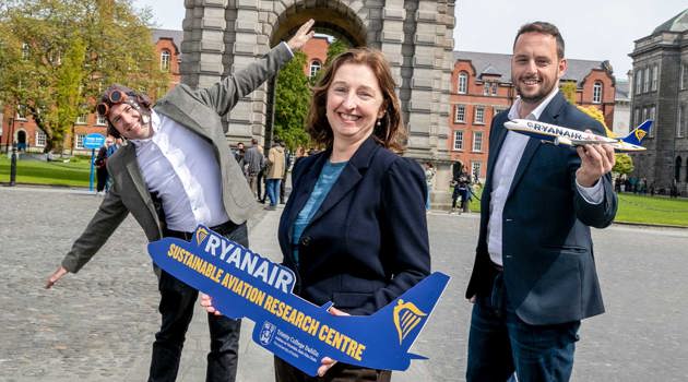 Ryanair estende la partnership con il Trinity College fino al 2030