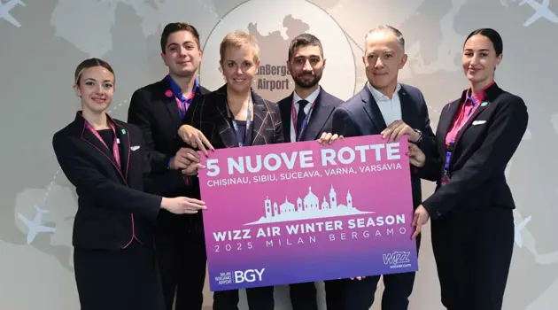 Wizz Air rafforza la presenza al Milan Bergamo Airport