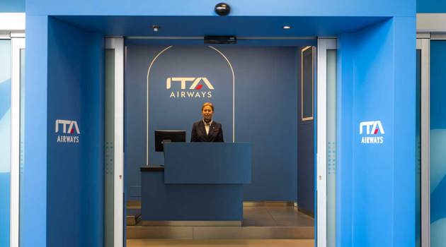 Nuova lounge di ITA Airways a Catania