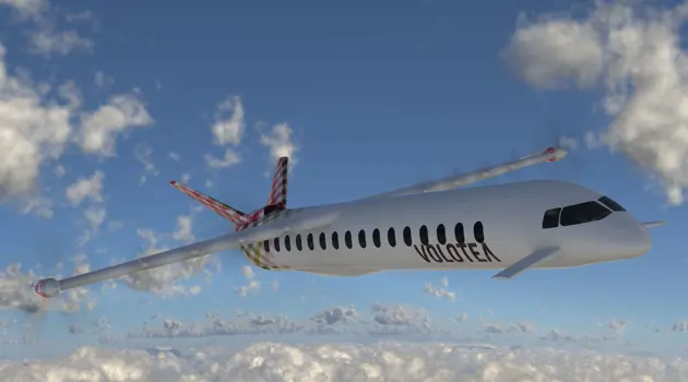Volotea supporta lo sviluppo di un aeromobile ibrido-elettrico