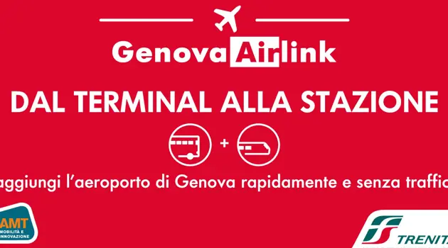 Genova Airlink: il nuovo servizio integrato Aeroporto di Genova e Trenitalia