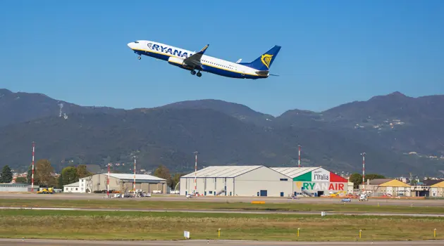 Ryanair rinforza Milano Bergamo come sua base più grande in Italia
