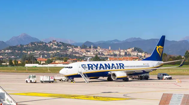 Ryanair festeggia 140 milioni di passeggeri a Milano Bergamo
