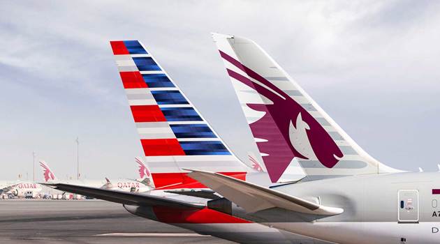 American Airlines e Qatar Airways ampliano l'alleanza strategica