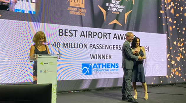 Aci Europe Best Airport Award per l'aeroporto di Atene