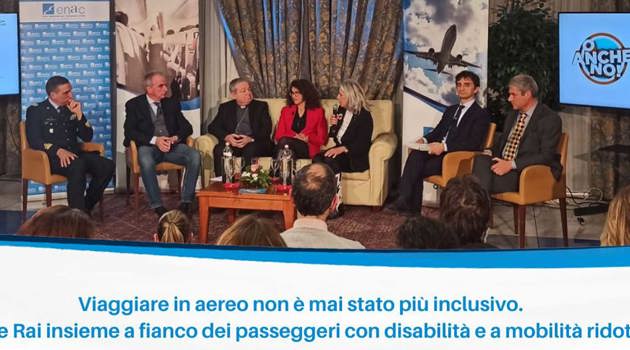 Enac e Rai insieme per i passeggeri con disabilità e mobilità ridotta