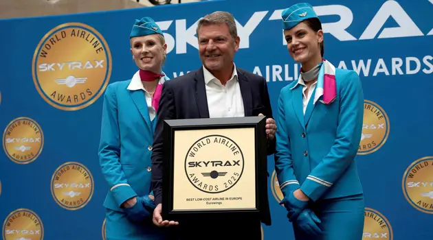 Eurowings premiata come Migliore Compagnia Low-Cost d’Europa