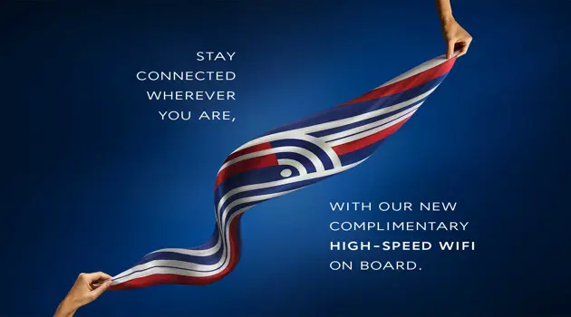 Wi-Fi gratuito disponibile a bordo dei voli Air France