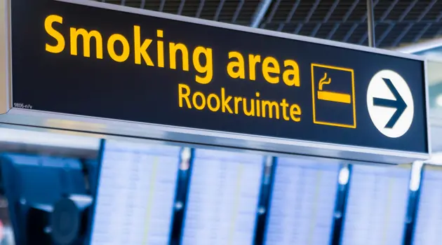 Aree fumatori negli aeroporti italiani