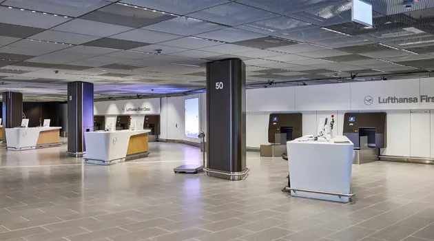 Nuova Premium Check-in Area Lufthansa a Francoforte
